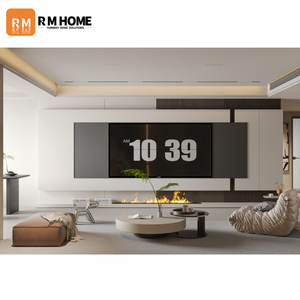 Mobile TV in Legno di Lusso Moderno Personalizzato, <span class=keywords><strong>Design</strong></span> Minimalista, Ecologico e Facile da Pulire, per Sala da Pranzo, Camera da Letto, <span class=keywords><strong>Soggiorno</strong></span> - Product Image 2