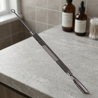Pousse-ongles et nettoyeur double-embout en acier inoxydable réutilisable de haute qualité ASAP pour manucure et soin des mains
