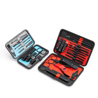 Kit de pédicure et manucure professionnel de luxe en or rose - 7/10/12/15/18-en-1 - Coupe-ongles en acier inoxydable - Coffret portable