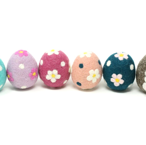 Uova di Pasqua di Lusso in Feltro e Giocattoli per Gatti |   Giocattoli da Masticare Ecologici e Durevoli |   Uova in Feltro Decorazioni Pasquali e Ghirlande in Feltro Lavorato con Ago - Product Image 2