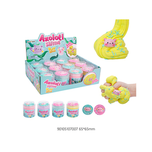 Delicate Axolotl Soft And Stretch Puff Slime Stress Relieve Toys With Accessories