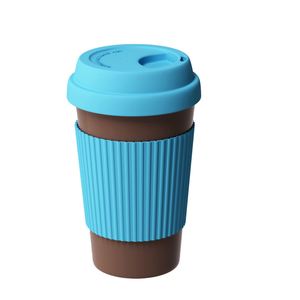 แก้วกาแฟรักษ์โลก ขนาด 350 มล. 12 ออนซ์ ย่อยสลายได้ ผลิตจากกากกาแฟ ฝาซิลิโคน ใช้กับไมโครเวฟและเครื่องล้างจานได้ ดีไซน์คลาสสิก ลดราคาพิเศษ - Product Image 3