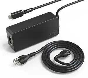 무료 샘플 65W 충전기 AC 전원 어댑터 레노버 20V-3.25A 용 USB C 노트북 충전기 어댑터 CE FCC 승인