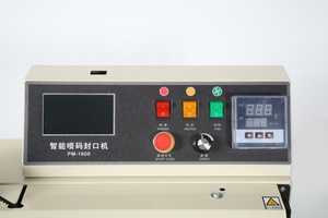 เครื่องปิดผนึกแบบต่อเนื่องอัตโนมัติ PM-1800 ความเร็วสูง สำหรับพิมพ์และปิดผนึก QR Code แบบแนวนอน - Product Image 2