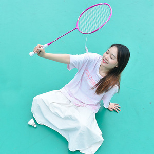 Whizz-modelo S8 de marco de aluminio, diseño <span class=keywords><strong>Protector</strong></span> de raqueta de bádminton compuesta de carbono, venta al por mayor para entrenamiento intermedio amateur - Product Image 1