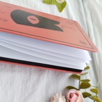 Página en blanco Decorativo Tapa dura Recargable Barato Bordado personalizado Arco Iris Cuaderno de escuela primaria