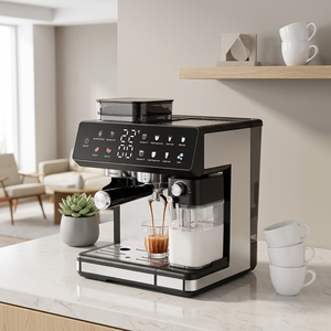 Machine à café expresso portable semi-automatique OEM d'usine, boîtier en plastique, usage hôtelier, capacité 20 tasses, 20 bars - Product Image 3