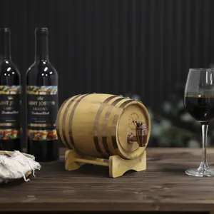 Barril de vinho de madeira sólida, design em atacado