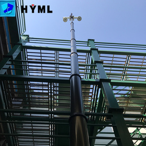 Lớn 11m được xây dựng trong cáp Kính thiên văn mast đa giác nhôm thép ánh sáng cực cho ngoài trời đường phố vườn sử dụng dẫn nguồn ánh sáng - Product Image 5