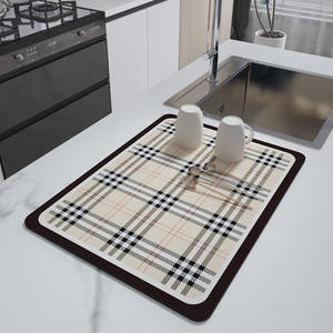 Type moderne Zon à absorption rapide personnaliser les vendeurs tapis de Table basse sèche tapis de séchage de <span class=keywords><strong>vaisselle</strong></span> de cuisine - Product Image 1