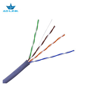 สายเคเบิลอินเทอร์เน็ตคุณภาพดี CCA BC Core สำหรับใช้งานภายนอกอาคาร Cat5e 305 เมตร UTP หุ้ม PVC สำหรับโทรคมนาคม/กล้องวงจรปิด/คอมพิวเตอร์ - Product Image 4