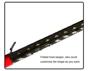 定制7'2 "IM10碳富士指南铸造旋转鲈鱼鱼竿淡水鱼鲈鱼 - Product Image 2