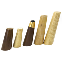 Pieds de canapé de remplacement au design moderne, en bois sculpté, pour meubles de salon, chambre, cuisine, en fer
