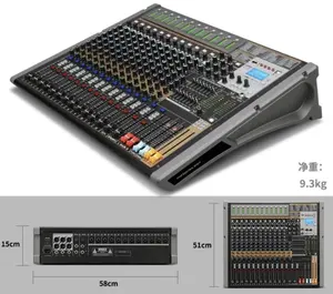 TRAIS Wholesale TFB 16 Channels Professional Analog Audio Mixer For Performance Singing Party Mixing Console