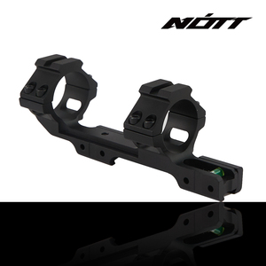 ขายึดกล้องเล็งแบบชิ้นเดียว NOTT, ความสูง 1.14 นิ้ว, อลูมิเนียมน้ำหนักเบาสำหรับการล่าสัตว์และเลนส์ความแม่นยำสูง, พร้อมระดับน้ำและฐานด้านบน - Product Image 2