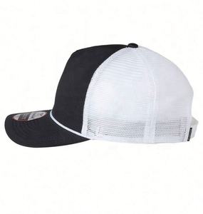 Gorra de camionero de malla con logotipo bordado personalizado gorra de camionero de esponja con estampado de hojaldre a la moda para uso en exteriores - Product Image 3