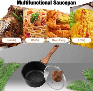 Khuyến mại nhôm Chảo không dính đá cẩm thạch nấu ăn chậu Bộ không dính đồ nấu nướng - Product Image 6