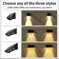 Applique murale solaire pour porche extérieur, ampoule LED étanche, éclairage automatique la nuit pour jardin, cour, balcon