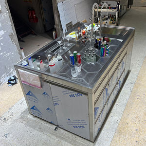 สถานีค็อกเทลเชิงพาณิชย์แบบกำหนดเองได้ บาร์ค็อกเทลสแตนเลสพร้อมเครื่องล้างแก้ว สำหรับร้านอาหารและโรงแรม - Product Image 2