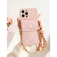Nouvelle Mode Carte Portefeuille IPhone Cas Silicone avec PU Cuir Téléphone Couvre pour IPhone17 16 15 Série
