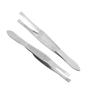 Pinzas de acero inoxidable Nail Art Manicure Tweezer para mujeres Nail Beauty Fashion - Product Image 1