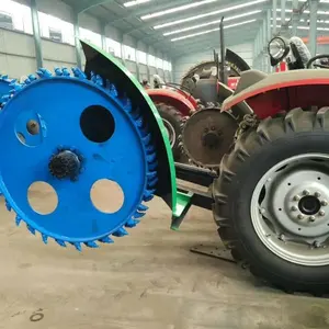 Trencher Disk/Rock Ditcher dengan Kedalaman 1M, Penggali Cakram Operasi Mudah Profesional