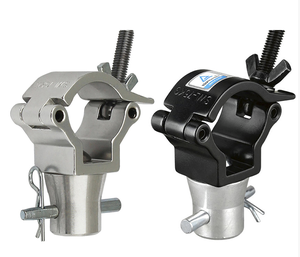 สายยึดจับยึดท่อนอลูมินัมขนาด32-35มม. มีตะขอเกี่ยวแบบหนีบ75กก. พร้อม G3501D ขั้วต่อครึ่ง - Product Image 1