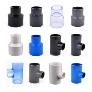 Adaptador de Tubería de 3 Vías para Reducción de Agua de Jardín, Conector en T de PVC de Unión Directa, Reductor de Tubería UPVC - Product Image 5