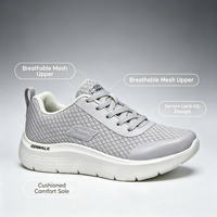 Chaussures de sport respirantes personnalisées OEM&ODM, nouvelles baskets en maille pour femmes, chaussures de voyage et décontractées amortissantes pour hommes, vente en gros