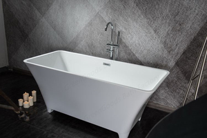 <span class=keywords><strong>Bañeras</strong></span> <span class=keywords><strong>aisladas</strong></span> de baño individuales, <span class=keywords><strong>bañeras</strong></span> de pie de alta gama blancas con patas - Product Image 2