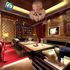 Rõ ràng Bạc đồng miễn phí vát phòng tắm khảm Antique Gương trang trí - Product Image 6