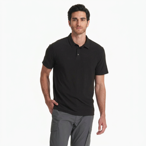 Polos de golf personnalisés de haute qualité, polos en maille confortables pour hommes - Product Image 1