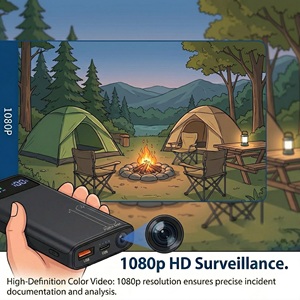 Caméra corporelle 1080P WiFi avec batterie externe, mini enregistreur portable, vision nocturne, alerte de mouvement, application - Product Image 3
