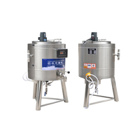 50L fonctions de chauffage et de refroidissement machine de pasteurisation du lait pasteurisateur avec système de refroidissement