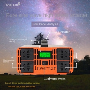 הספק גבוה 10000w w sine גל סינוס רכב-פלט יחיד 220v/48v/60v inverter 12v/24v <span class=keywords><strong>dc</strong></span> אספקת חשמל - Product Image 2
