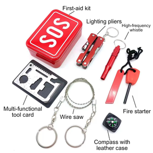 Equipo de Supervivencia para Acampar al Aire Libre, Kit de Herramientas Multifuncional de Tamaño Compacto para Viajes al Aire Libre - Product Image 3