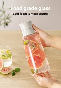 Wholesale Practical Food Grade Cold Water Bottle Large Capacity Sealed Glass Wine Empty <b>Tea</b> Brewing Pot Kitchen - Product Image 2