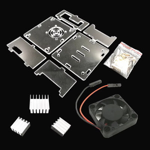 Orange <span class=keywords><strong>Pi</strong></span> Zero 2 ABSケースアクリルシェルファンに対応電子アクセサリー - Product Image 6