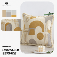 Housses de coussin de canapé modernes bohèmes écologiques personnalisées en gros, nouveaux modèles de taies d'oreiller décoratives pour la maison