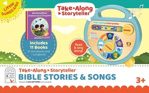 Histoires et chansons bibliques interactives, lecteur d'histoires électronique portable avec 11 livres, jouets éducatifs pour enfants - Product Image 2