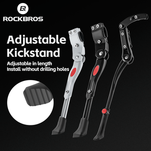 Penyangga Sepeda ROCKBROS dari Aluminium Alloy, Adjustable, Dudukan Samping Belakang, Stand Sepeda untuk Sepeda Gunung dan Sepeda Jalan - Product Image 6