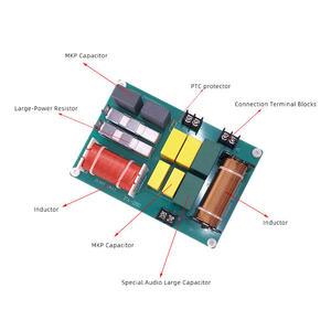 800W tiz bas pasif 6 18 inç frekans bölücü hoparlör Crossover ağ 2 yollu Hifi ses PA280 - Product Image 3