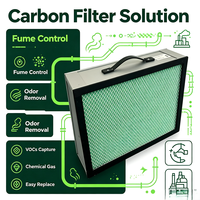 Filter Karbon PRO500 untuk KNOKOO FES350 PURE AIR E350 E430 XL300 XL700 VEVOR FC-2001S Penghisap Asap Solder SX8/SZ1 FX2 Pemurni Udara
