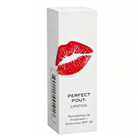 Boîte pliable pour rouge à lèvres avec vernis UV artisanal de qualité supérieure, emballage en papier de luxe, design gratuit, faible MOQ, coffret cadeau pour femmes