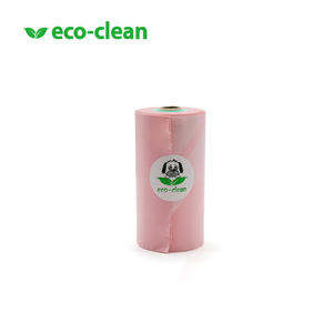 ถุงเก็บอุจจาระสุนัขแบบม้วน ยี่ห้อ Eco-clean สีชมพู-ฟ้า กลิ่นหอม  รับทำโลโก้ตามสั่ง ย่อยสลายได้ทางชีวภาพ - Product Image 4