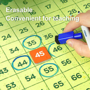 MD2084 Mideer <strong>Magnetic</strong> Hundred Figure Board Recognizing <strong>Numbers</strong> Parent-child Interaction Math Learning Game Math Toy - Product Image 4