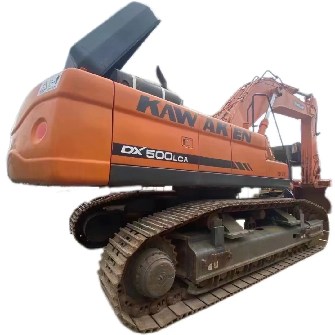 Traktor berat digunakan 50Ton Doosan dx500lca crawler excavator desain Korea kualitas tinggi DH500-7 DH400-9 penggali untuk konstruksi