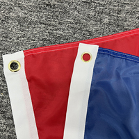 Drapeaux Pays 90x150cm Drapeau Pays-Bas Hollande Holanda National Blanc Bleu Croix Rouge Drapeau pour Événement Sportif Football Étanche