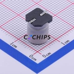 ตัวเก็บประจุอิเล็กโทรไลต์อะลูมิเนียมแบบ SMD รุ่น EEETP1V470AP, ขนาด D8xL10.2 มม. ความจุ 47uF ค่าความคลาดเคลื่อน 20% แรงดัน 35V กระแสไฟ 175.5mA-120Hz - Product Image 2
