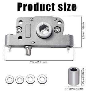 Piezas de Ventilador para RV, Soporte de Aluminio para Montaje en Ventana de 7.9 cm para Ventilación de RV FC007 - Product Image 1